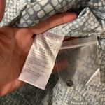 Haute Hippie  NWOT lace up snake print high low tunic shirt Photo 4