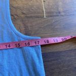 Madewell Blue Linen Blend Beach Tank Size Small Photo 2