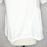 American Rag  Baby Doll T-Shirt Top White Short Cap Sleeve Scoop Neck Sz M Photo 2