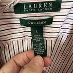 Ralph Lauren Lauren  -Size L - Non- iron - Striped Photo 3