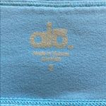 Alo Yoga  Black Leggings with Blue Waistband Photo 7