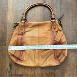 7 For All Mankind ombré tan/brown leather hobo shoulder bag Photo 14