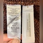 Loft Shimmer V-Neck Sweater in Metallic Bronze/Burgundy Size Large Photo 12