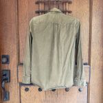 Banana Republic Women's Khaki Button-Down Shirt Size XS Photo 4