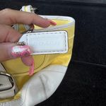Coach Vintage  Yellow and White Shoulder Bag Photo 2