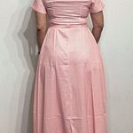 FHQ Pink Polka Dot Midi Shirt Dress Sz S NWT Photo 10