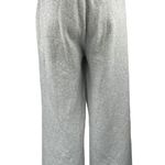 Automet Gray Fleece High Waist Flared Wide Leg Trousers Lounge Sweatpants Size L Size L Photo 2