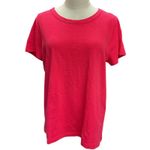 J. Crew Women's Girlfriend Crewneck Tee Size L Pink Pullover Short Sleeve NWT Size L Photo 3