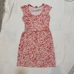 Boden Margot 8R ruched shirred cap sleeve jersey dress pockets D4 3050 Orange Size 8 Photo 6