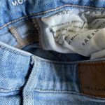 American Eagle Ripped Light Wash Mom Jeans Photo 6