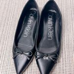 Calvin Klein black pointy ballet flats sz 8M Photo 0