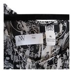 Studio 1940 #756  Women’s XL Black/White Blouse Photo 3