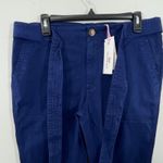 Vineyard Vines NWT ‎ Everyday Utility Belted Tie Waist Baltic Blue Chino Pants 10 Photo 2