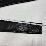 Spanx Shiny Black Croc-Embossed Faux Leather Leggings Size S/P New Photo 14