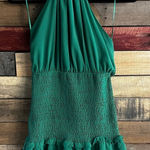 Fiestar  Green‎ Halter Tank Top Size Small Photo 0