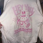 Glow Recipe Pullover White Size XL Photo 0