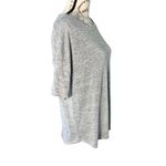 Gap Women's | | Light Gray 3/4 Sleeve Relaxed Loose Fit Crew Neck Top - S Photo 1