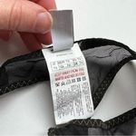 Intimissimi Black Lace Brown Trim Garter Belt One Size NWOT Photo 1