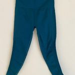 Fabletics Sync High Rise Perforated Teal Leggings Seamless size L Photo 2