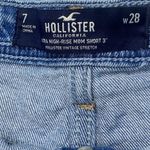 Hollister Ultra High-Rise Mom Block Denim Jean Shorts Size 7 Photo 3