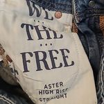 We The Free FREE PEOPLE ASTER HIGH RISE STRAIGHT LEG JEANS 24 NWOT Photo 11