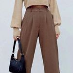 Princess Polly Archer Pants Brown Photo 0
