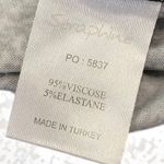 Seraphine Black & white herringbone print Pattern Long Sleeve Wrap Dress Size 6 Photo 7