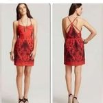 Free People sunshine benji Red and Black Mini Dress cotton/linen blend Photo 1