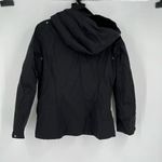 FERA‎ Noir Black Thermolite black hooded coat size 8 medium Black Photo 2