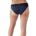 Athleta XL Freestyle Camo Geo Tranverse Blue Purple Bikini Bottom XL Photo 1