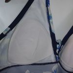 Kona Sol  M Navy Aloha Tankini Swim Top Photo 4