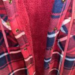 Willow and Pine Flannel Button Up Sherpa Lined Size M Photo 4