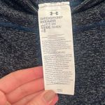 Under Armour NWT Fitted Cropped Athletic Legging Striped Blue Grey Size Small Photo 3