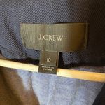 J.Crew  Navy Blue Double Breasted Cotton Twill Jacket Coat Size 10 Photo 1