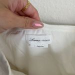 Lovers + Friends Revolve White Satin Ruched Midi Dress Photo 8