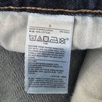 Old Navy  SZ 0 Slouchy Straight Jeans Hi-Rise Button-Fly Distressed Frayed Hems Photo 8