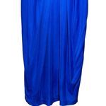 House Of Dereon Beyonce Women’s Sz 2 Blue Draped Sleeveless Ruched Short Dress Photo 2