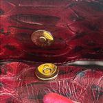 Michael Kors Black & Red Shoulder Bag with Gold Hardware Photo 14