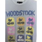 Vinyl Icons Woodstock Graphic Tee Size Small Short Sleeve Concert Tee Blue Photo 4