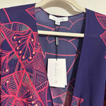 Alexis NWT  birmin 100% silk wrap tie crossover top blouse geometric print xs/s Photo 2