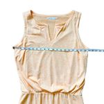 Athleta Vida Tiger Lily Orange Linen Blend Sleeveless Dress Medium Photo 5