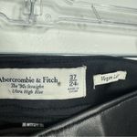 Abercrombie & Fitch NWOT Curve Love 90's Straight Ultra High Rise Black 24 Plus Photo 4