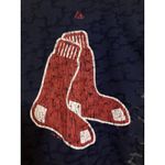 Boston Red Sox Short Sleeve T Shirt Dark Blue Womens Medium Majestic Burnout Photo 1