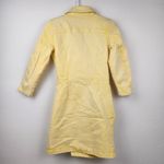 Retrofête Retrofete Willa Dress in Lemonade Yellow XS Mini 3/4 Sleeves Button NWT Denim Photo 5