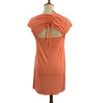 LA Made  Coral Short Sleeve Dress Back Detail Large New Photo 4