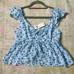 Hollister  Babydoll Top Floral Photo 0