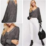 Free People V-Neck SOUTH SIDE Thermal Dolman Top Photo 1