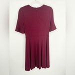Boden USA Boden Alexis Jersey Dress Size 8 Burgundy Wine Photo 10
