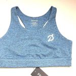 Peloton Women's Logo Athletic Sporty Gym Heathered Strappy Workout Bra Sz S NWT Photo 5