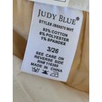 Judy Blue High Waist Garment Dyed White Side Slit Slim Bootcut Denim Jeans Photo 13